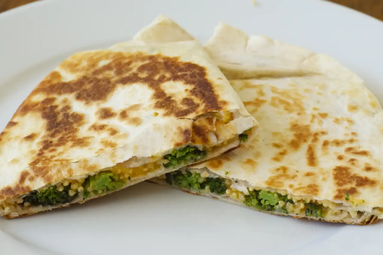 Broccoli Millet Quesadillas