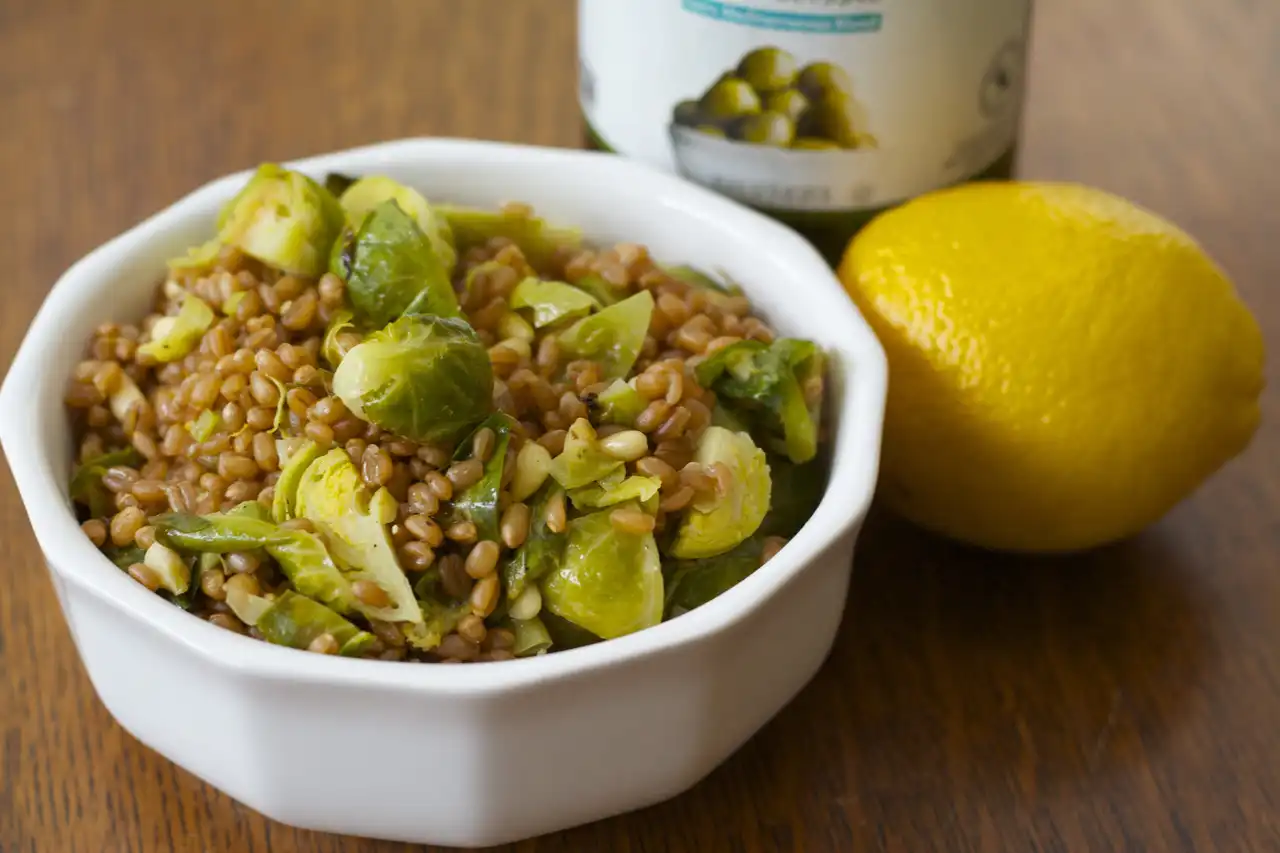 Lemon Vinaigrette Wheat Berry Salad